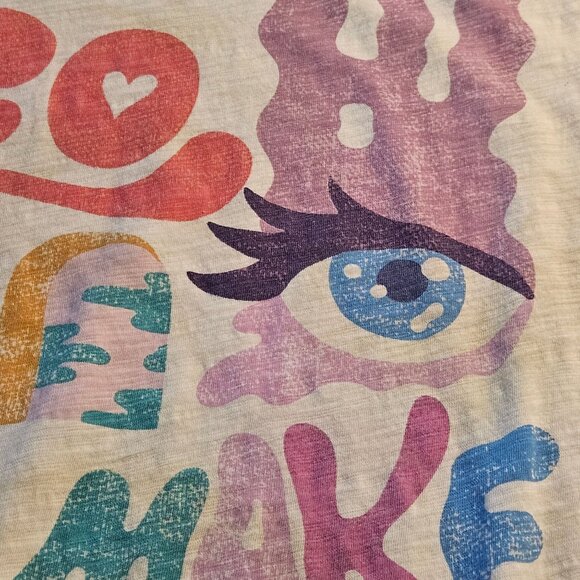 Anthro Akemi Kin Women’s Taupe Blouse S Cottagecore Artisanal Core Patterncore - Picture 4 of 13